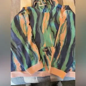 adidas Originals Shirts Adidas Ryv Pinkblue Pastel Hoodie Size